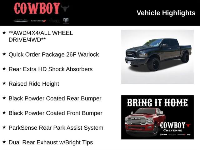 2021 Ram 1500 Warlock Crew Cab 4x4 5'7" Box