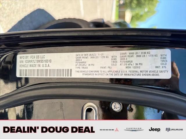 2021 Ram 1500 Warlock Crew Cab 4x4 5'7" Box