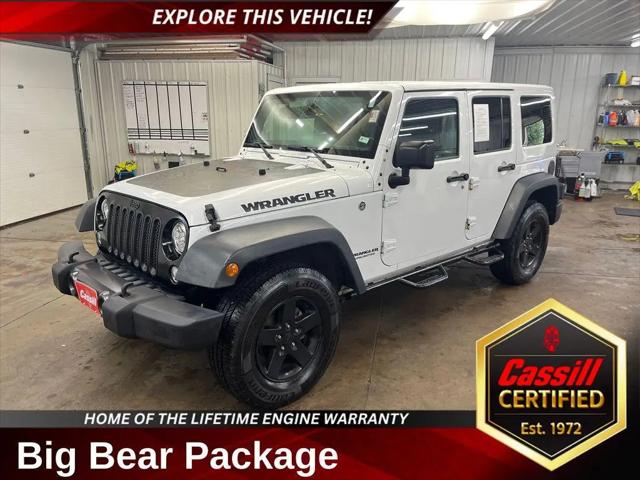 2017 Jeep Wrangler Unlimited Big Bear 4x4 for sale in Cedar Rapids, IA
