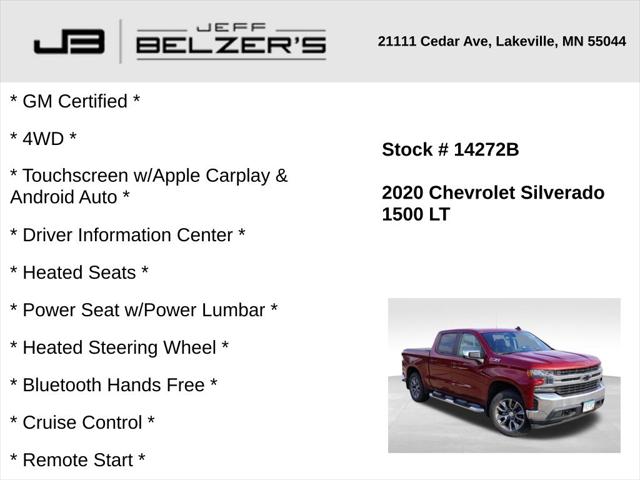 2020 Chevrolet Silverado 1500 4WD Crew Cab Short Bed LT
