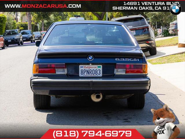 1987 BMW 6 Series 635CSi