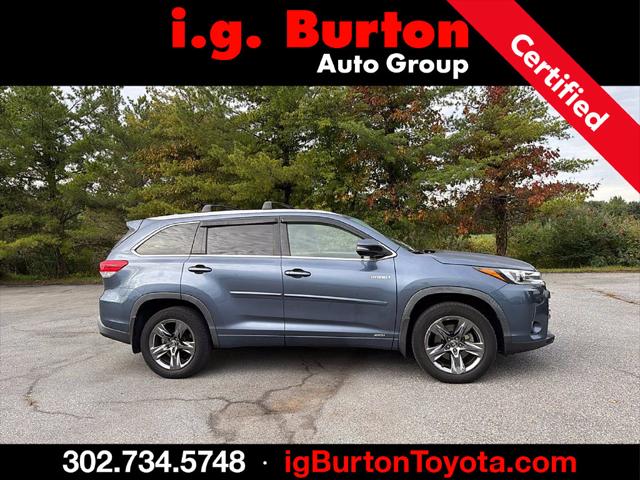 2019 Toyota Highlander Hybrid Limited Platinum for sale in Dover, DE