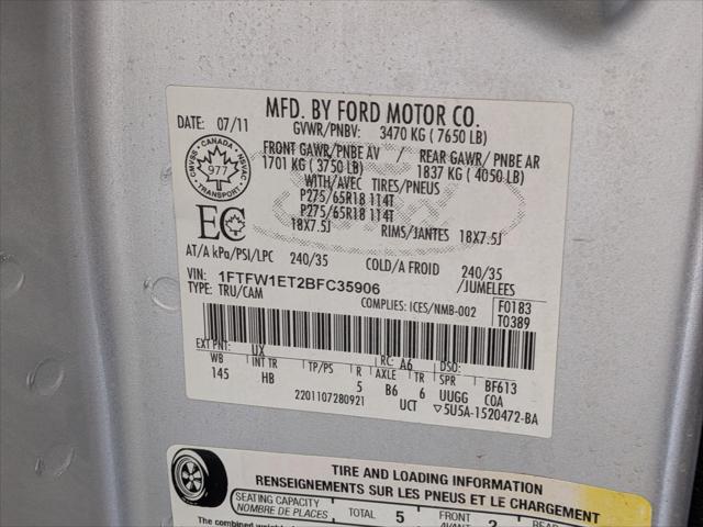 2011 Ford F-150 Lariat