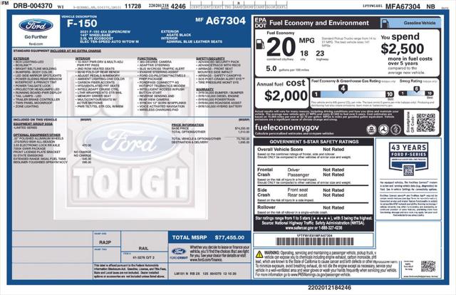 2021 Ford F-150 Limited