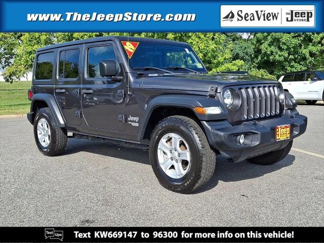 2019 Jeep Wrangler Unlimited Sport S 4x4 for sale in Ocean Township, NJ