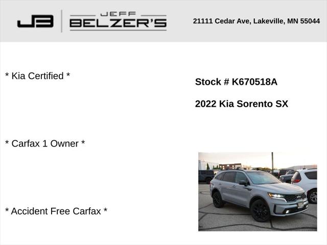 2022 Kia Sorento SX 2022 Kia Sorento SX