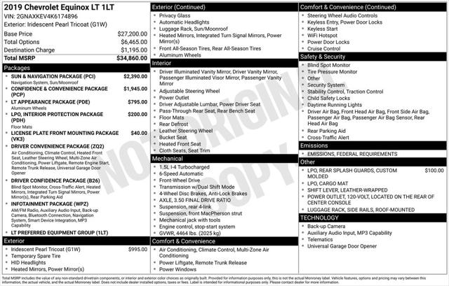 2019 Chevrolet Equinox LT 2019 Chevrolet Equinox LT