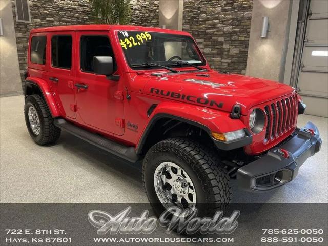 2018 Jeep Wrangler Unlimited Rubicon 4x4 for sale in Hays, KS