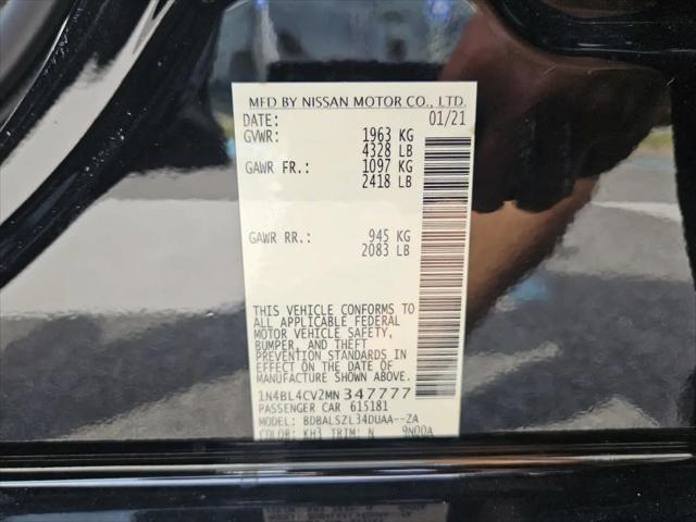2021 Nissan Altima SR FWD