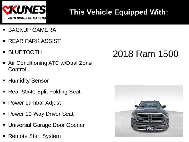 2018 RAM 1500 Big Horn Crew Cab 4x4 57 Box 2018 RAM 1500 Big Horn Crew Cab 4x4 57 Box