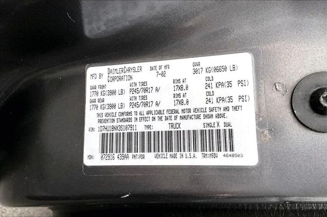 2003 Dodge Ram 1500 SLT/Laramie