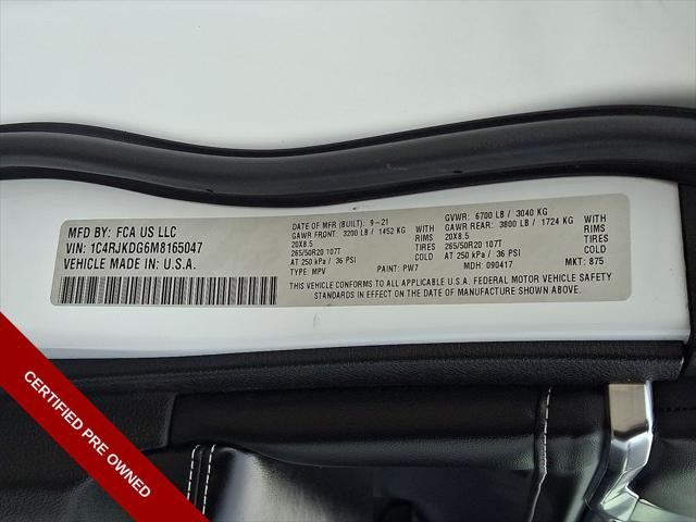 2021 Jeep Grand Cherokee Overland 4x4