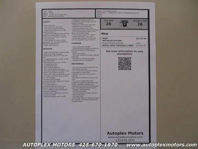 2004 Lincoln LS V6