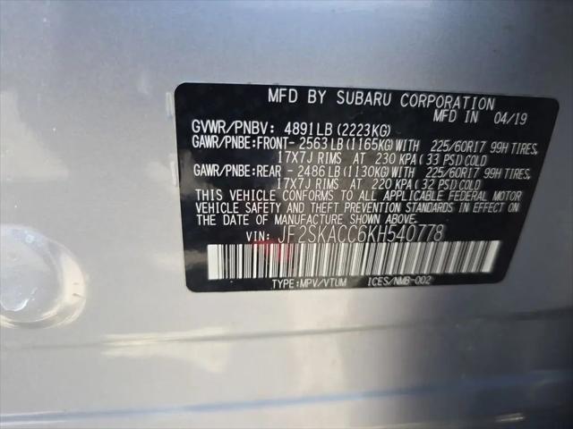 2019 Subaru Forester 2.5i