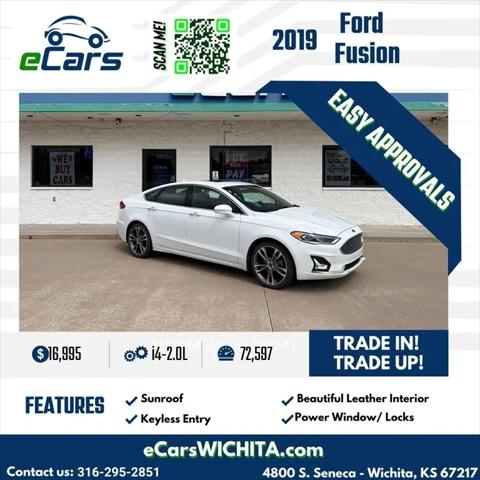 2019 Ford Fusion Titanium for sale in Wichita, KS