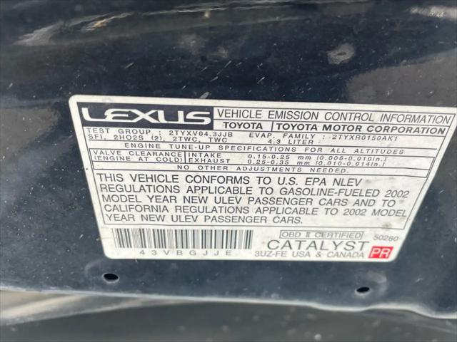 2002 Lexus SC 430 2dr Convertible