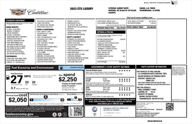 2023 Cadillac CT5 Luxury for sale in Dallas, TX