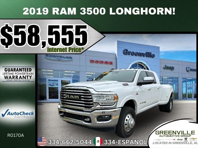 2019 RAM 3500 Longhorn Mega Cab 4x4 64 Box