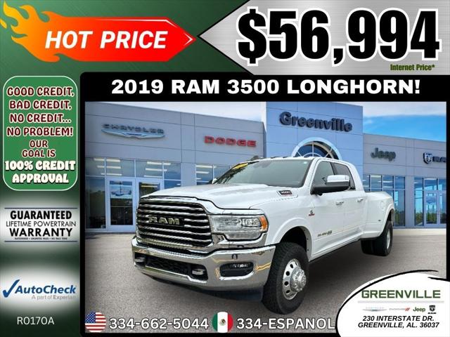 2019 RAM 3500 Longhorn Mega Cab 4x4 64 Box