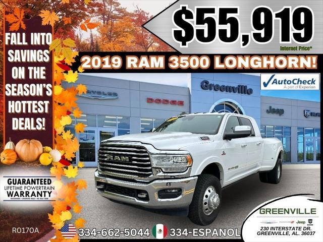 2019 RAM 3500 Longhorn Mega Cab 4x4 64 Box 2019 RAM 3500 Longhorn Mega Cab 4x4 64 Box