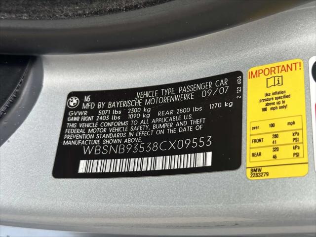 2008 BMW M5 Standard