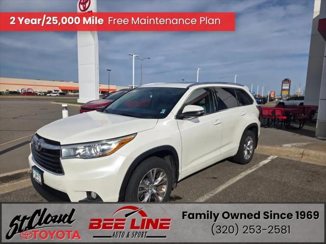 2015 Toyota Highlander XLE V6 for sale in Waite Park, MN