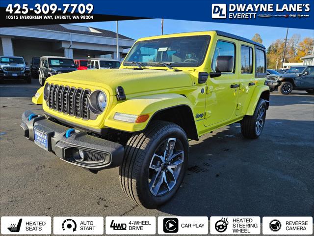 2024 Jeep Wrangler 4xe WRANGLER 4-DOOR SPORT S 4xe