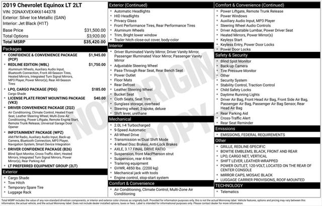 2019 Chevrolet Equinox LT