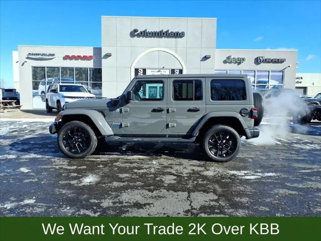 2021 Jeep Wrangler 4xe Unlimited Sahara 4x4 for sale in Columbiana, OH