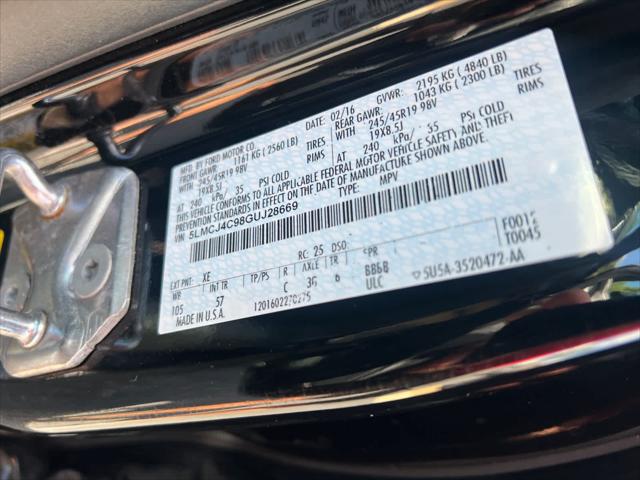 2016 Lincoln MKC Black Label