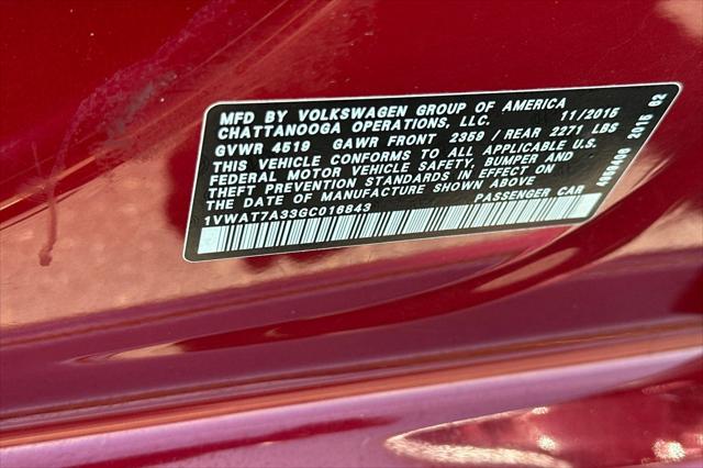 2016 Volkswagen Passat 1.8T S