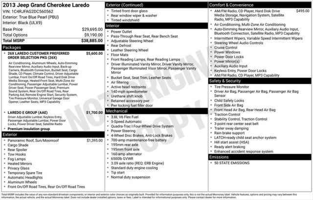 2013 Jeep Grand Cherokee Laredo