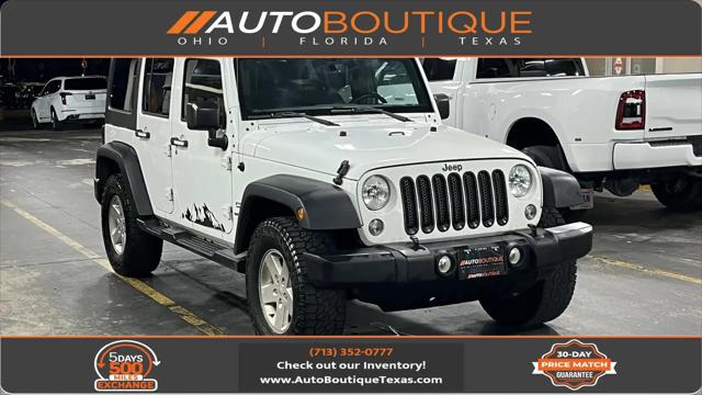 2017 Jeep Wrangler Unlimited Sport 4x4 for sale in Alvin, TX
