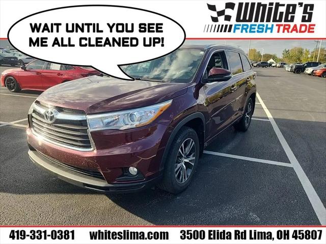 2016 Toyota Highlander XLE V6 for sale near Lima, OH