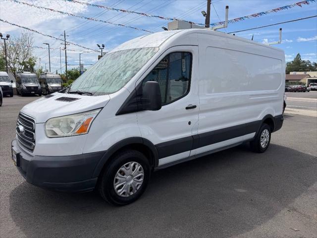 2015 Ford Transit 250 3dr LWB Medium Roof Cargo Van w/Sliding Passen