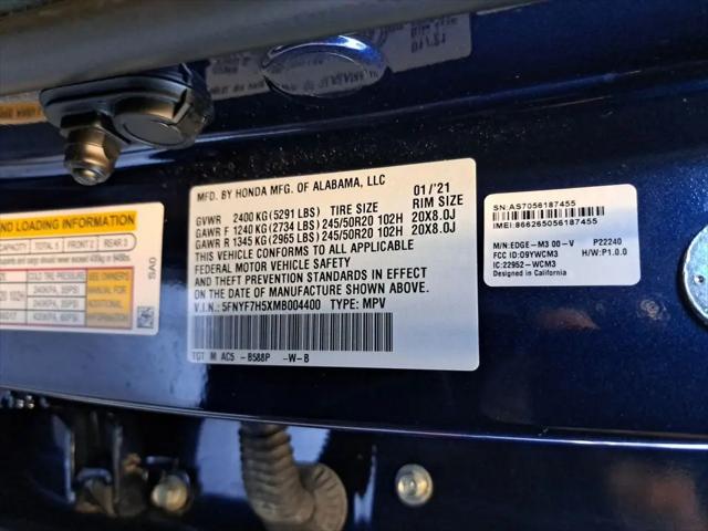 2021 Honda Passport 2WD EX-L