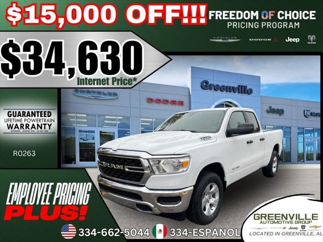 2024 RAM Ram 1500 RAM 1500 BIG HORN QUAD CAB 4X4 64 BOX