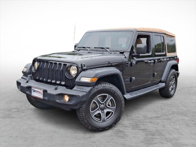 2020 Jeep Wrangler Unlimited Black and Tan 4X4