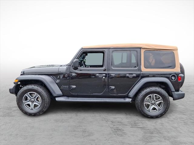 2020 Jeep Wrangler Unlimited Black and Tan 4X4