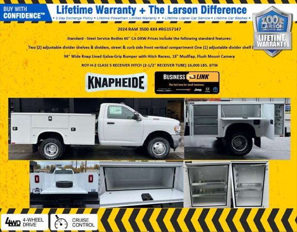 2024 RAM Ram 3500 Chassis Cab RAM 3500 TRADESMAN CHASSIS REGULAR CAB 4X4 60 CA