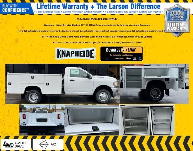 2024 RAM Ram 3500 Chassis Cab RAM 3500 TRADESMAN CHASSIS REGULAR CAB 4X4 60 CA