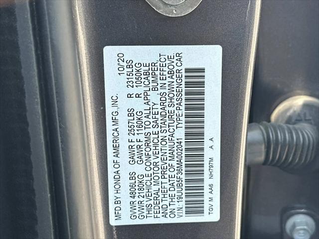 2021 Acura TLX Standard