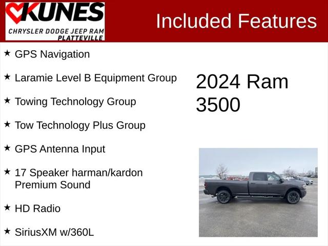 2024 RAM Ram 3500 RAM 3500 LARAMIE CREW CAB 4X4 8 BOX