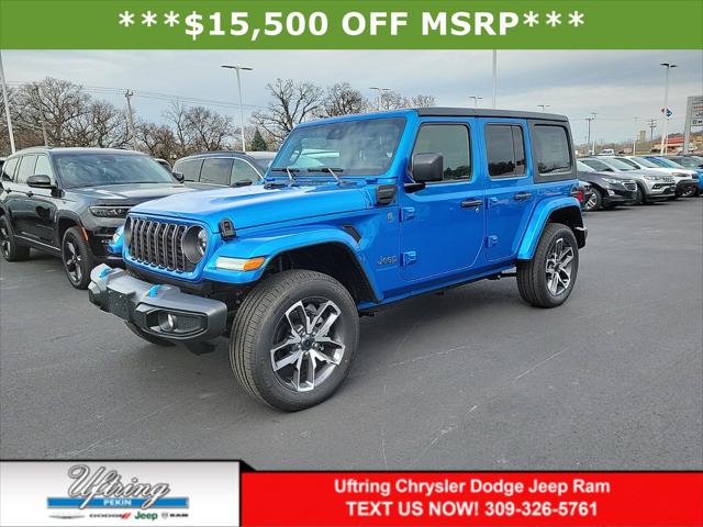 2024 Jeep Wrangler 4xe WRANGLER 4-DOOR SPORT S 4xe