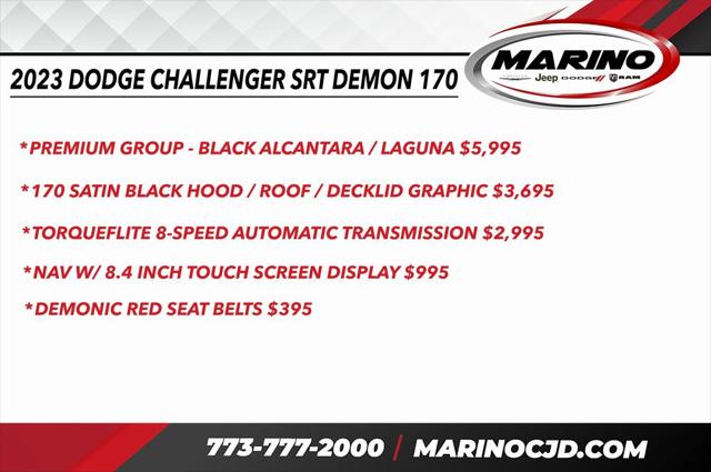 2023 Dodge Challenger SRT Demon 2023 Dodge Challenger SRT Demon