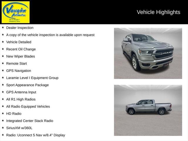 2022 RAM 1500 Laramie Crew Cab 4x4 57 Box 2022 RAM 1500 Laramie Crew Cab 4x4 57 Box