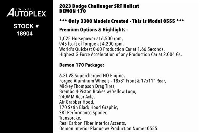 2023 Dodge Challenger SRT Demon