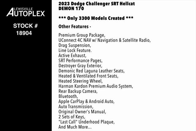 2023 Dodge Challenger SRT Demon
