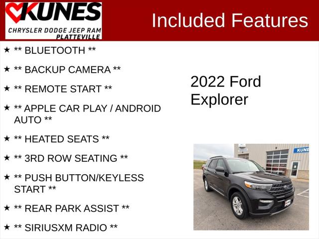 2022 Ford Explorer XLT 2022 Ford Explorer XLT