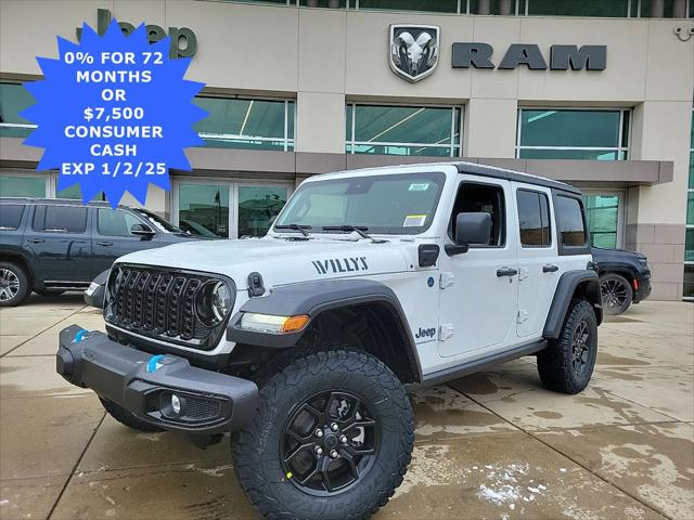 2024 Jeep Wrangler 4xe WRANGLER 4-DOOR WILLYS 4xe